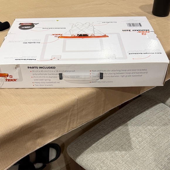 Pro Edition Monster Jam Mini Hoop - Orange - Picture 3 of 4